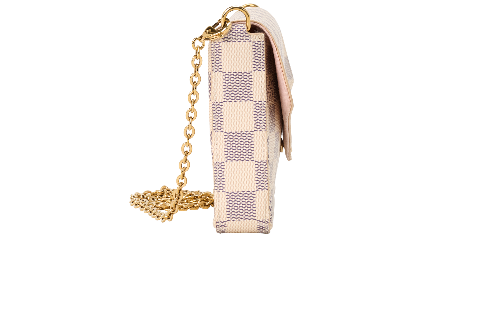 Felicie Pochette, &pound;795, Handbags, White, Canvas, Side view